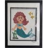 Quilled mermaid wall hanging by rolling blossoms
