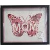 Quilled Mom Butterfly Design Wall Hanging - Rolling Blossoms