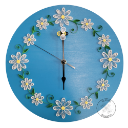 Quilled Daisy Clock - Rolling Blossoms