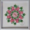quilled pink flower mandala by rolling blossoms