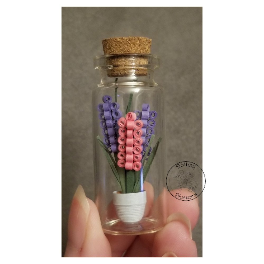 Quilled Miniature Hyacinths