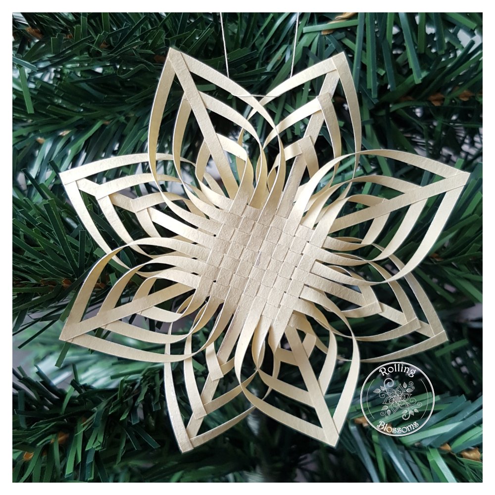 Silver Woven Snowflake