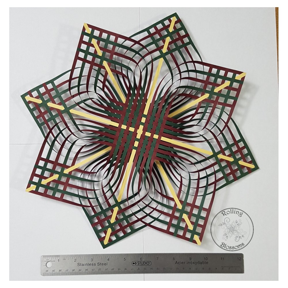 xl woven snowflake