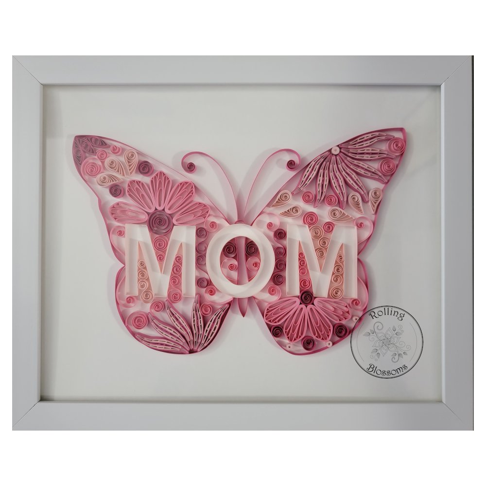 Quilled Mom Butterfly
