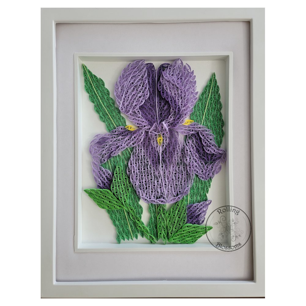 quilled iris