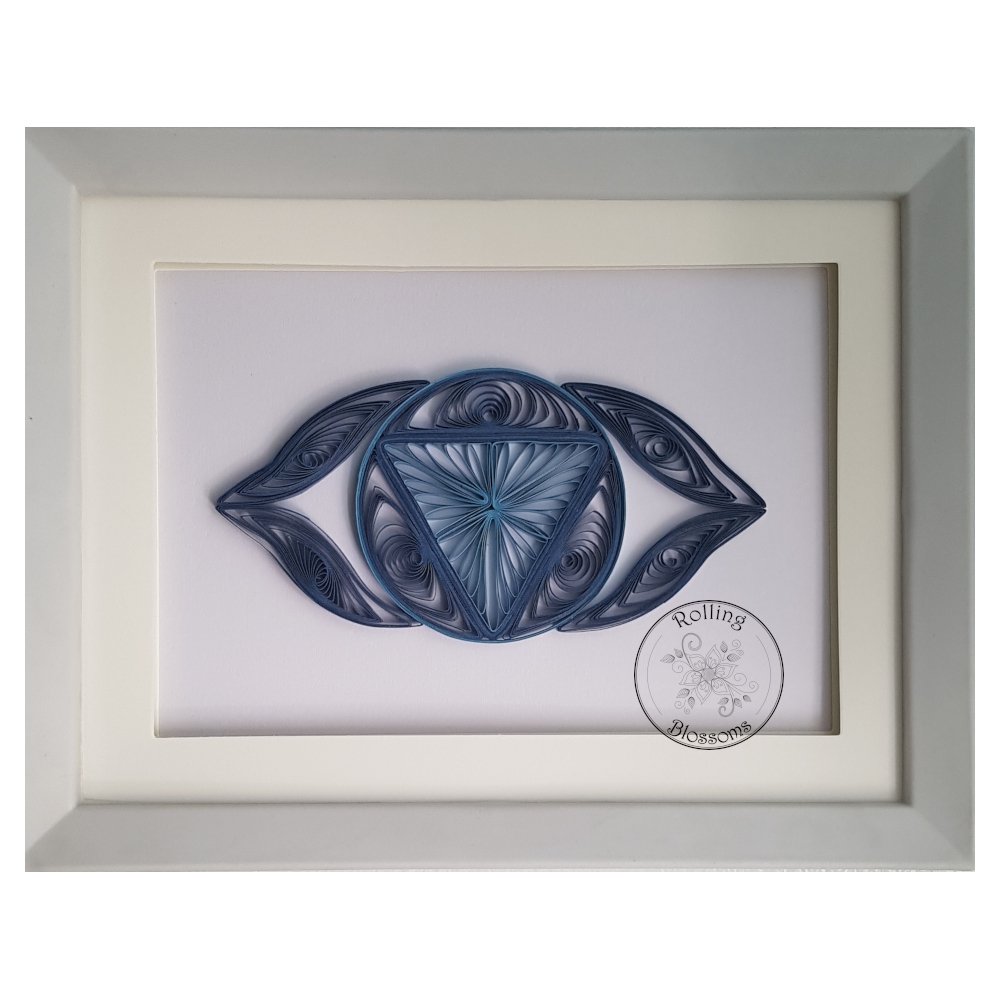 Quilled Ajna Chakra