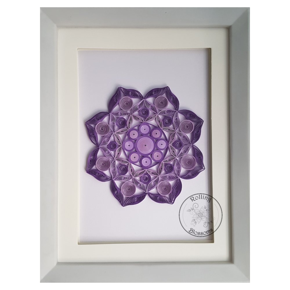 Quilled Sahasrara chakra