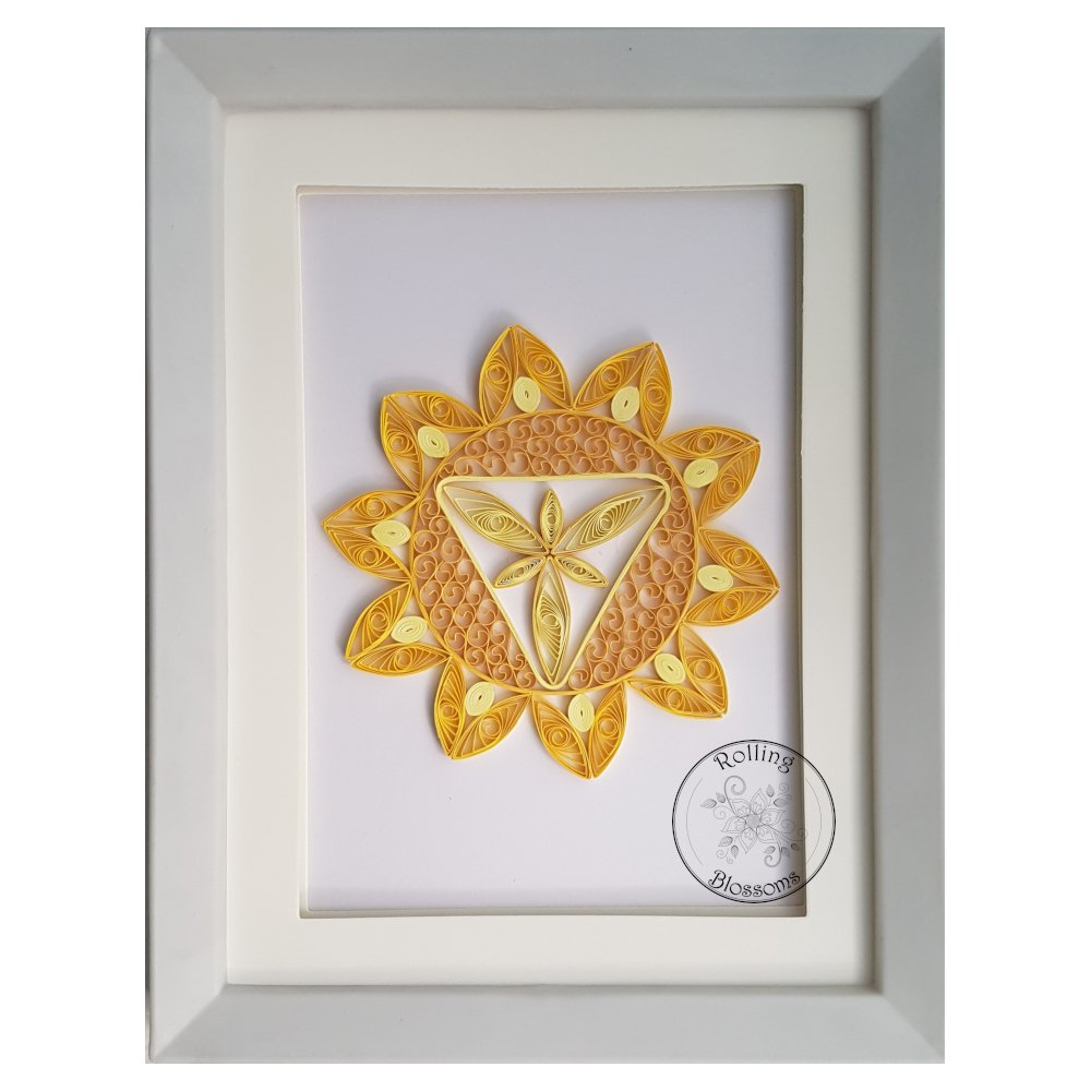 Quilled Manipura Chakra