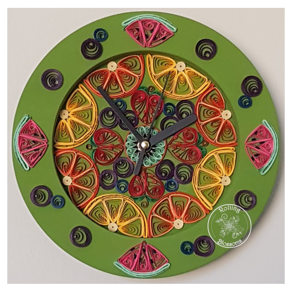 Quilled Clock