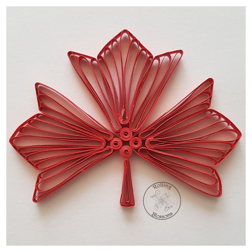 Quilled Maple Leaf