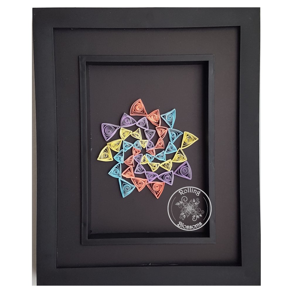 Quilled Pastel Pinwheel
