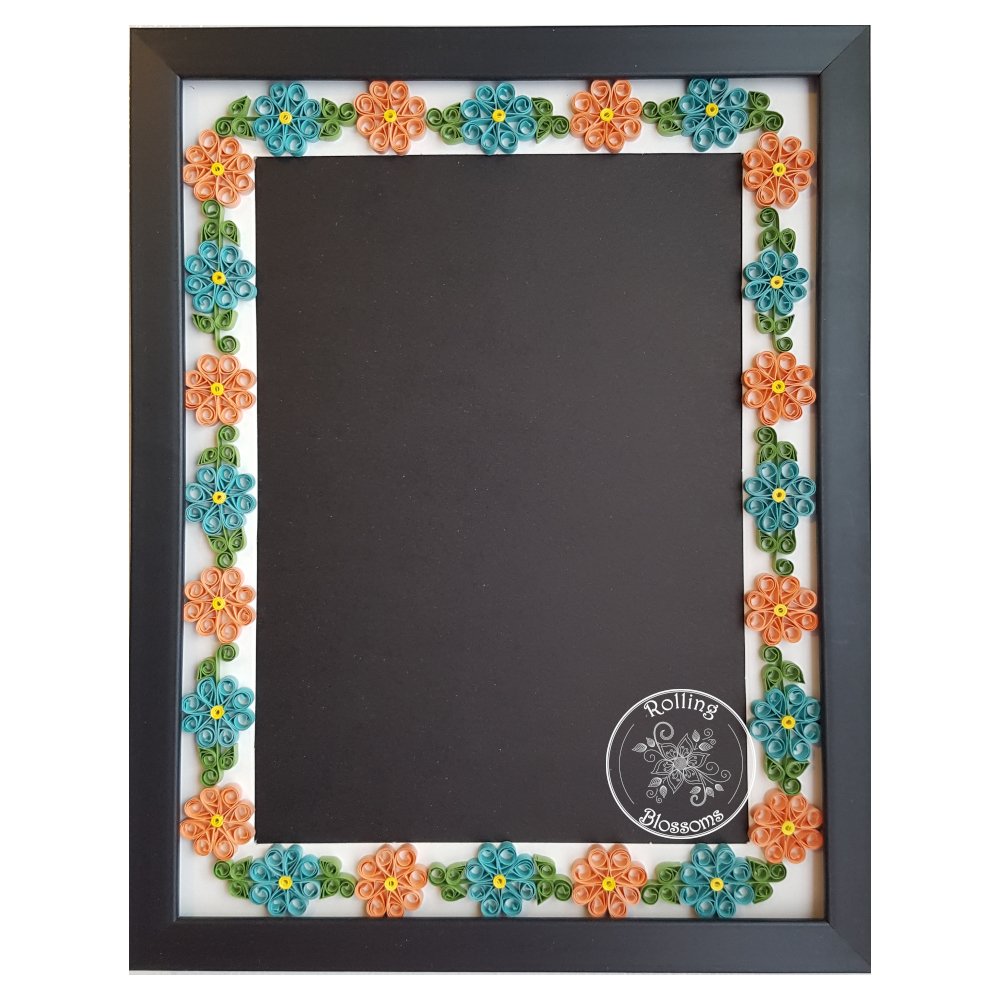 Quilled Floral Photo Frame