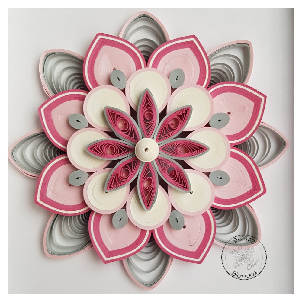 pink flower mandala