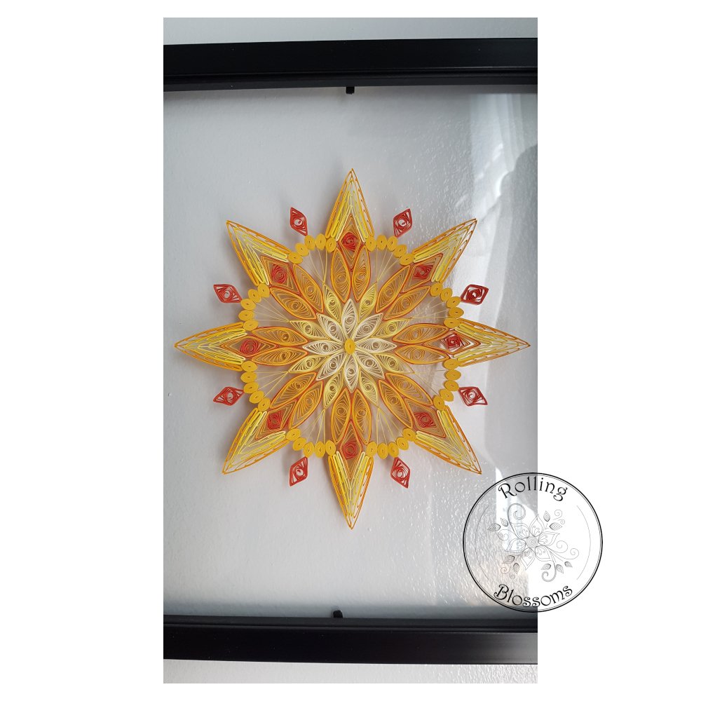 Quilled Starburst Design