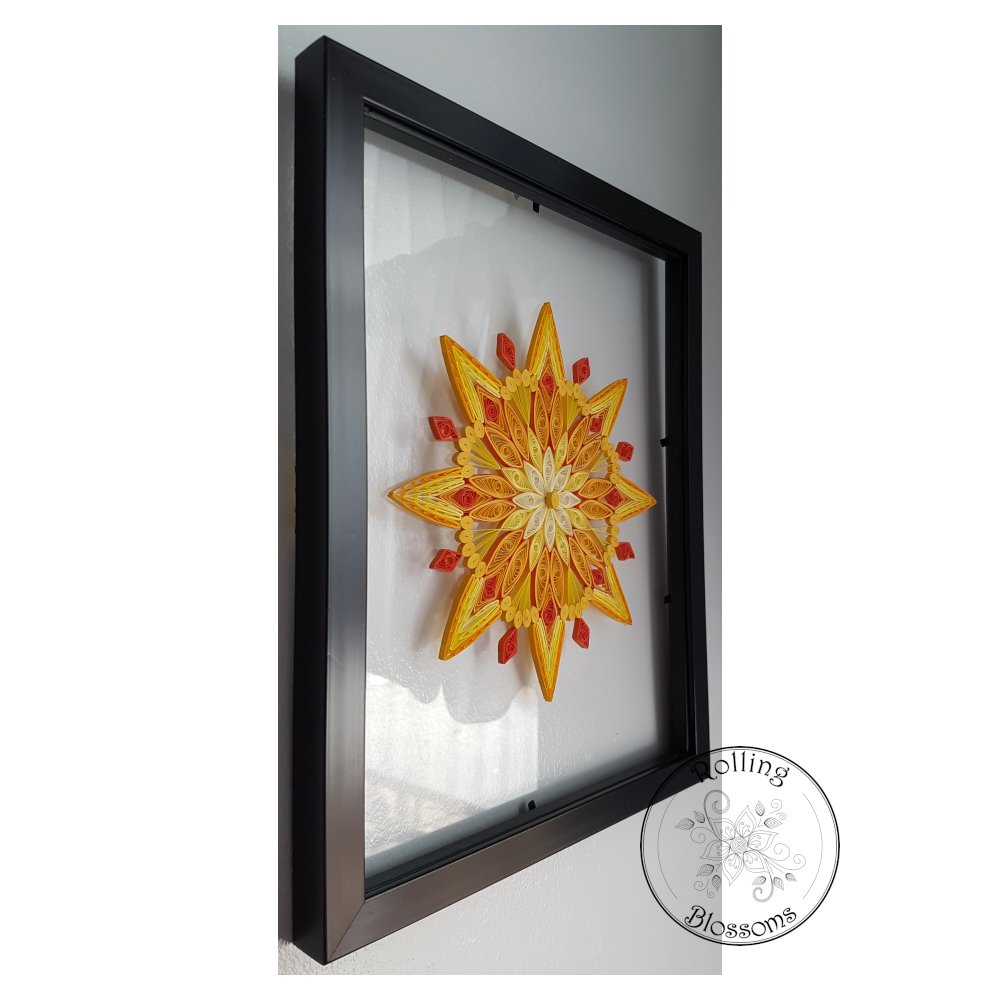 Quilled Starburst Design