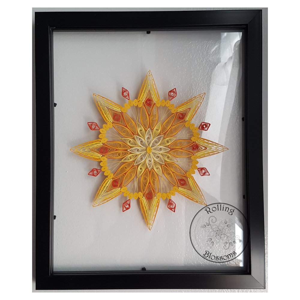 Quilled Starburst Wall Hanging