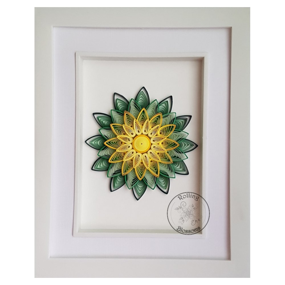 Quilled Yellow Flower